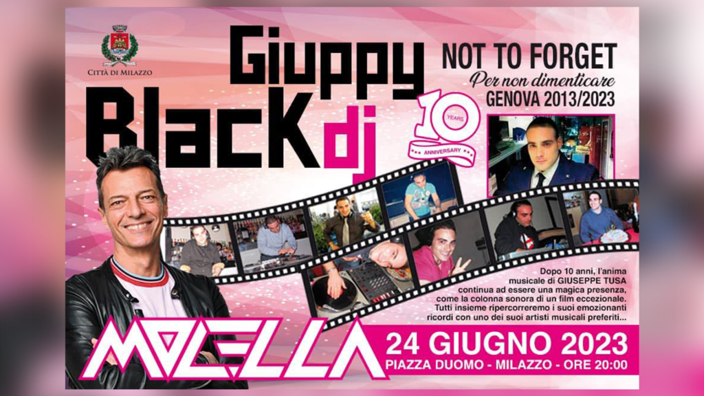 Giuppy Black DJ - 10° Anniversario con Molella